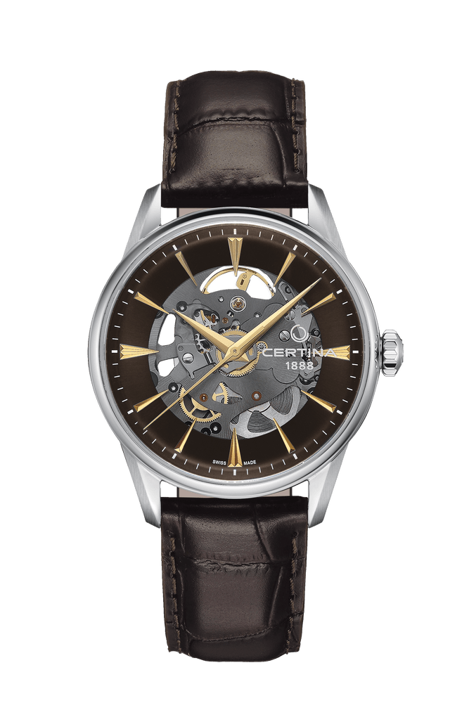 CERTINA DS - 1 Automatic Skeleton 40mm klockor - Klockeriet.se