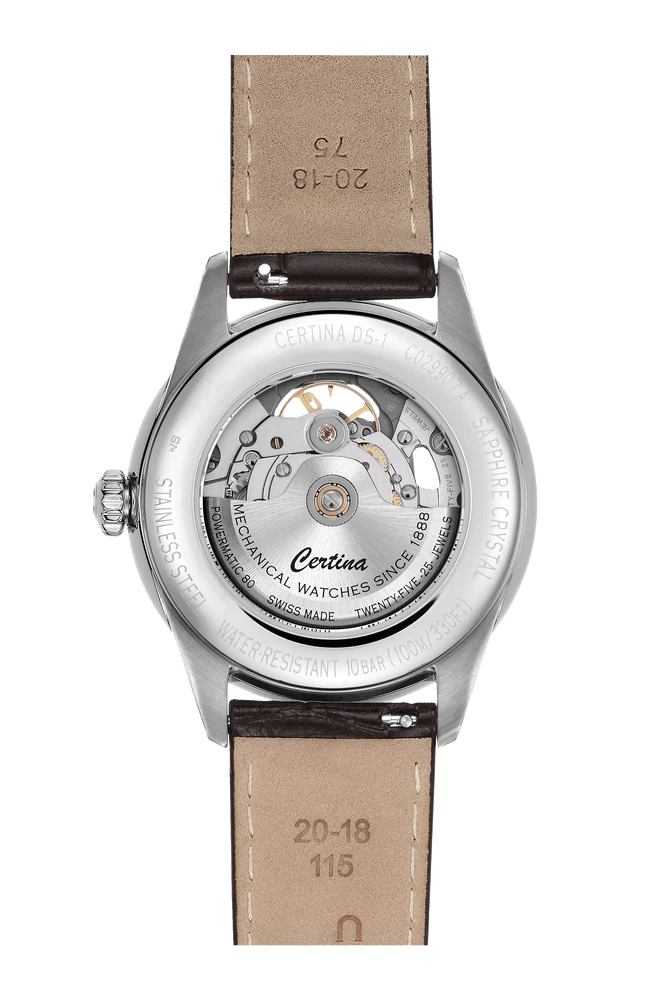 CERTINA DS - 1 Automatic Skeleton 40mm klockor - Klockeriet.se