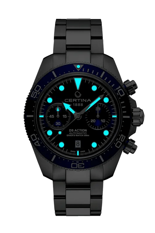 CERTINA DS Action Diver Chronograph Automatic klockor - Klockeriet.se