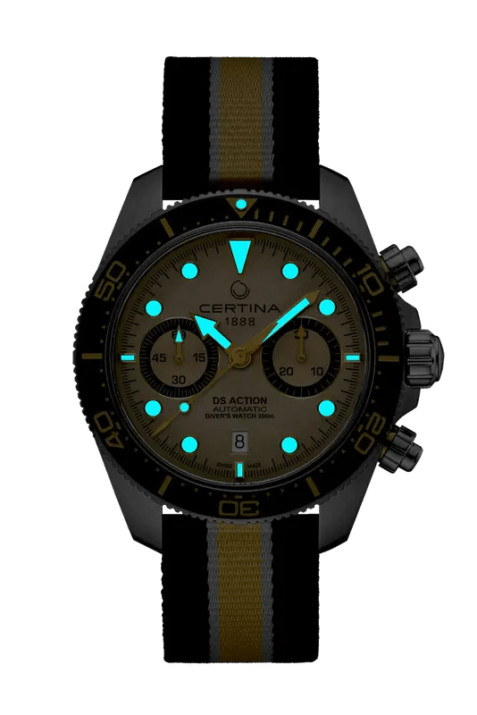 CERTINA DS Action Diver Chronograph Automatic klockor - Klockeriet.se