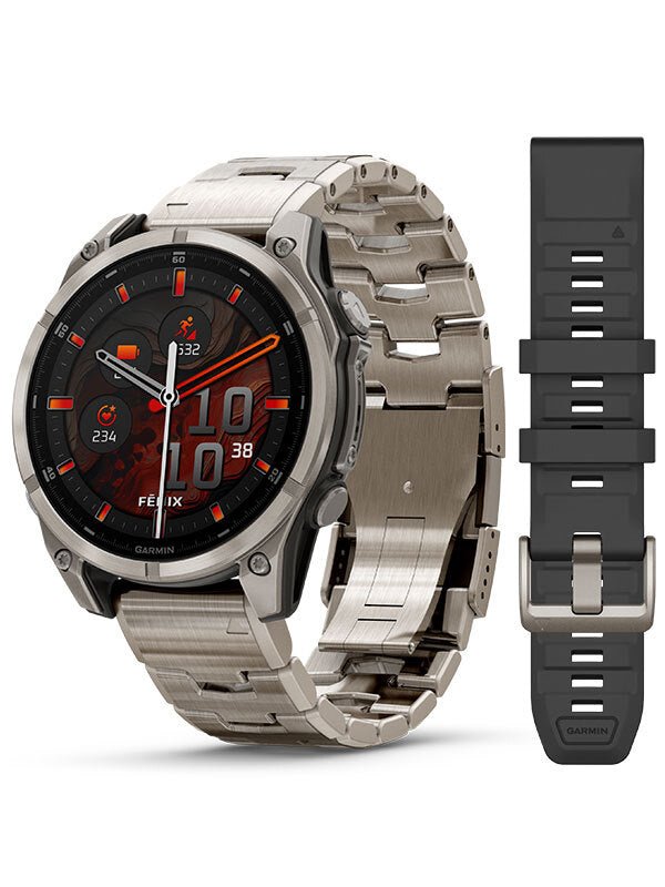 GARMIN fenix 8 AMOLED Sapphire 47mm klockor - Klockeriet.se