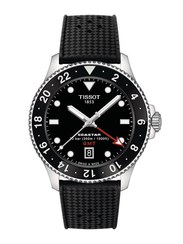 TISSOT Seastar 1000 Quartz GMT 40mm klockor - Klockeriet.se