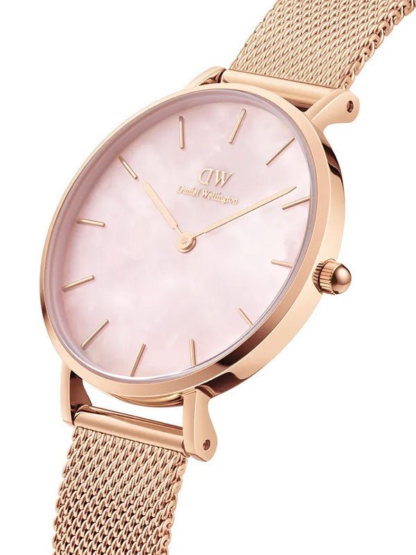 Daniel Wellington Petite Melrose Pearl 28mm klockor - Klockeriet.se