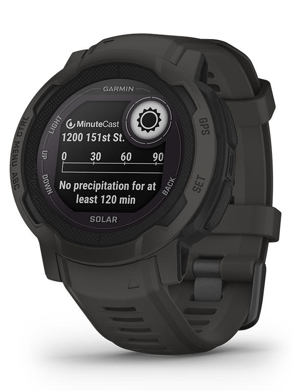 GARMIN Instinct 2 Solar Graphite klockor - Klockeriet.se