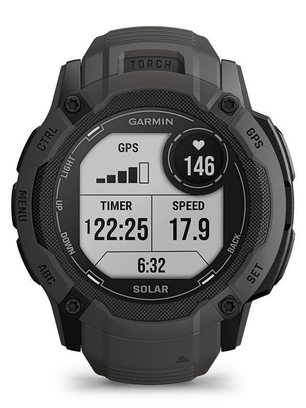 GARMIN Instinct 2X Solar Grafitgrå klockor - Klockeriet.se