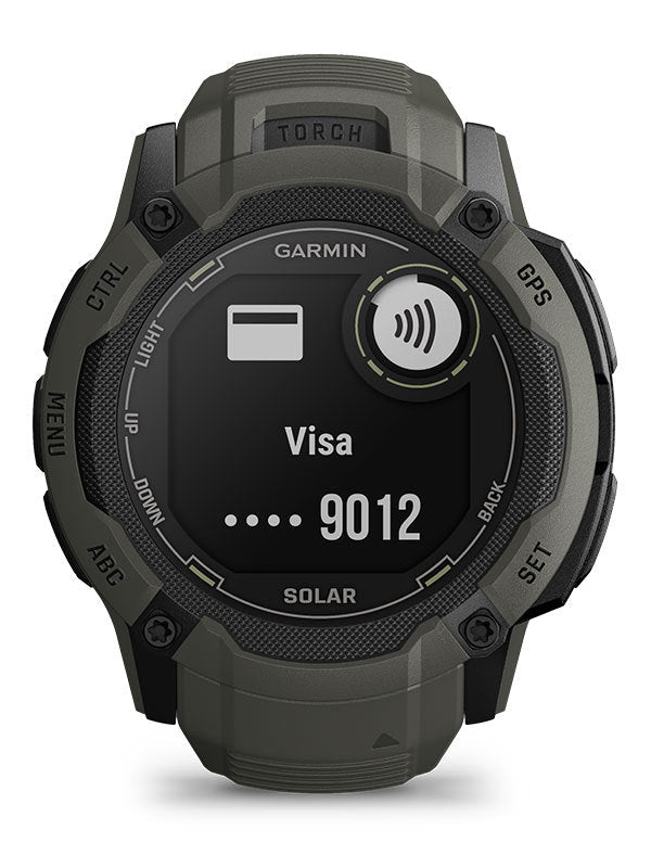 GARMIN Instinct 2X Solar Mossgrön klockor - Klockeriet.se