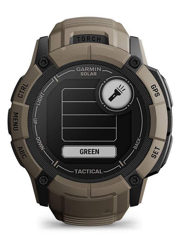 GARMIN Instinct 2X Solar Tactical Edition Coyote Tan klockor - Klockeriet.se