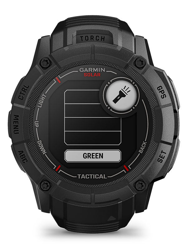 GARMIN Instinct 2X Solar Tactical Edition Svart klockor - Klockeriet.se