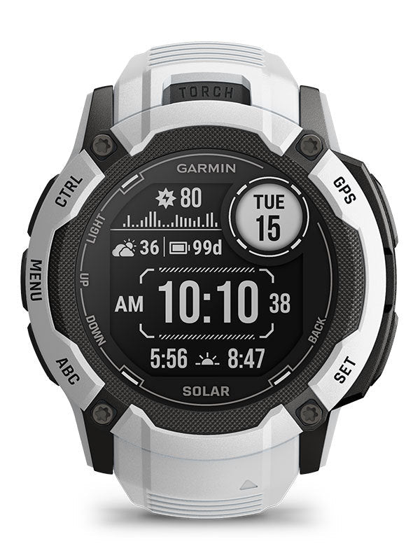 GARMIN Instinct 2X Solar Vit klockor - Klockeriet.se