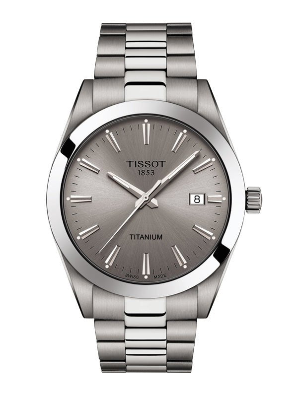 TISSOT Gentleman Titanium 40mm klockor - Klockeriet.se