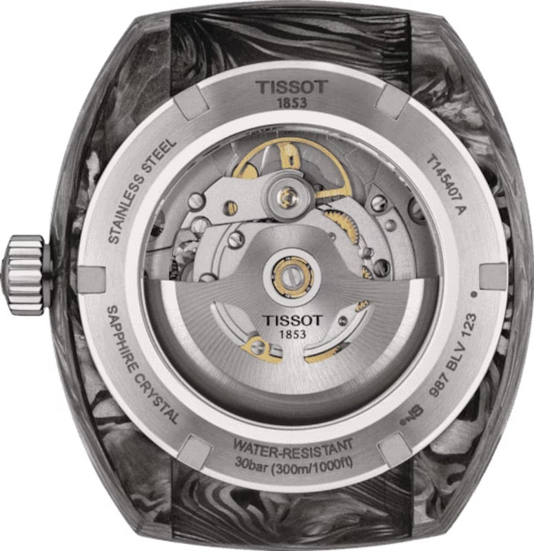 TISSOT Sideral S Carbon Powermatic 80 klockor - Klockeriet.se